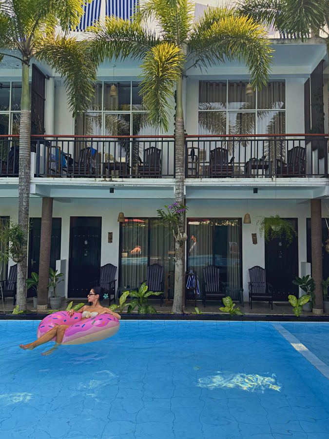 Floating the afternoon away